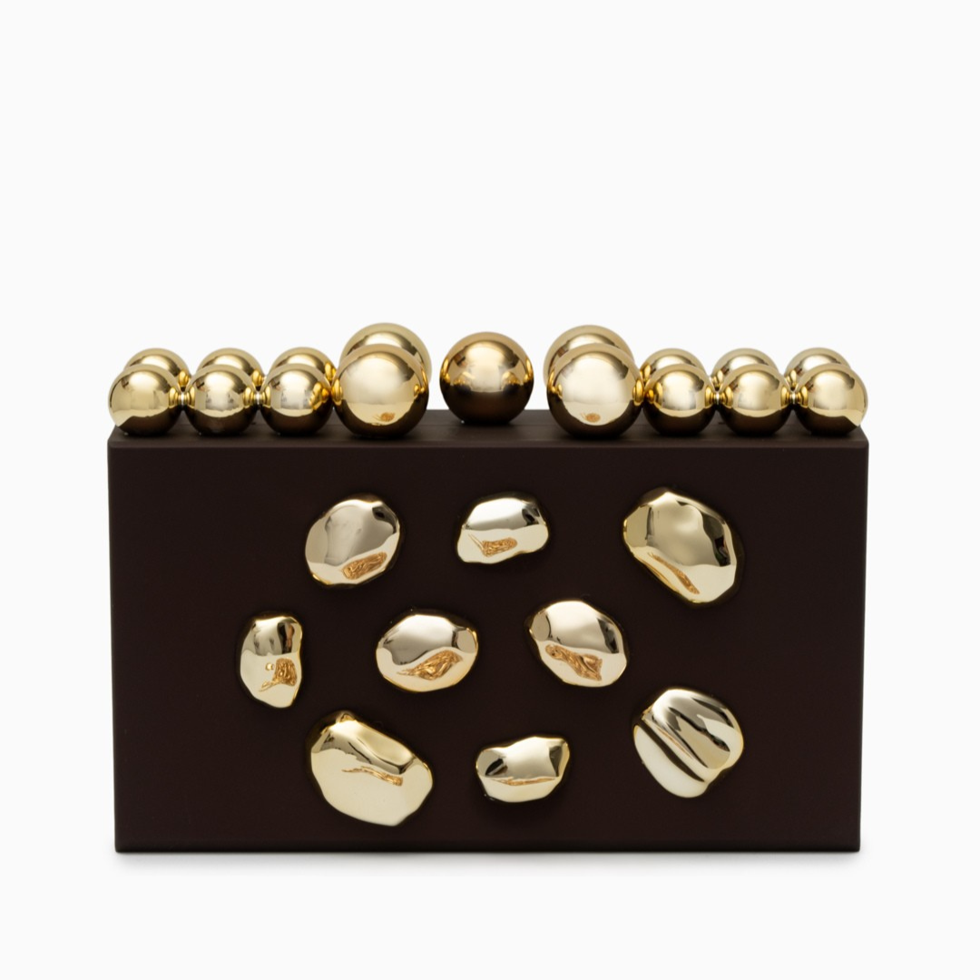 Verdant Orbit Clutch Bag