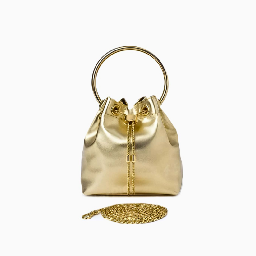 Delaney Metallic Handbag